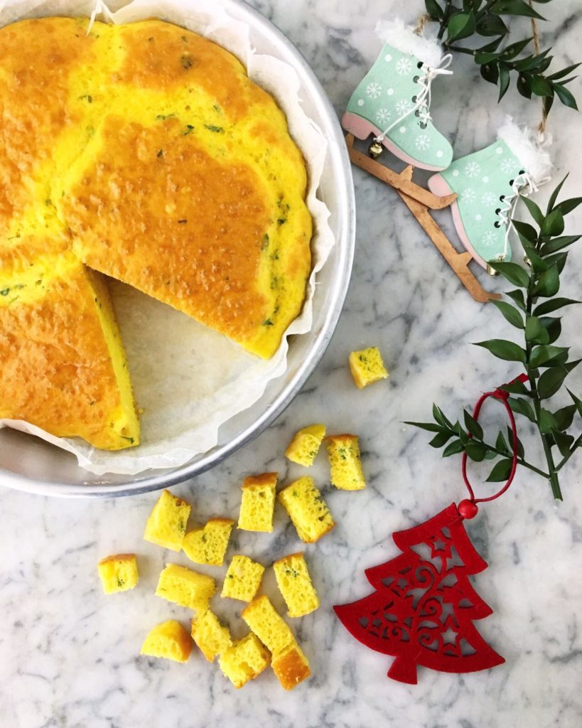 Brodo con pizza rustica abruzzese
