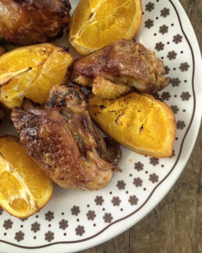 Pollo all'arancia