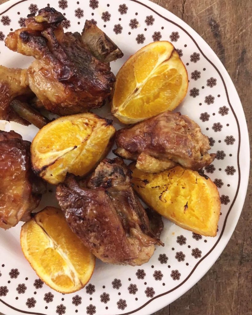 Pollo all'arancia