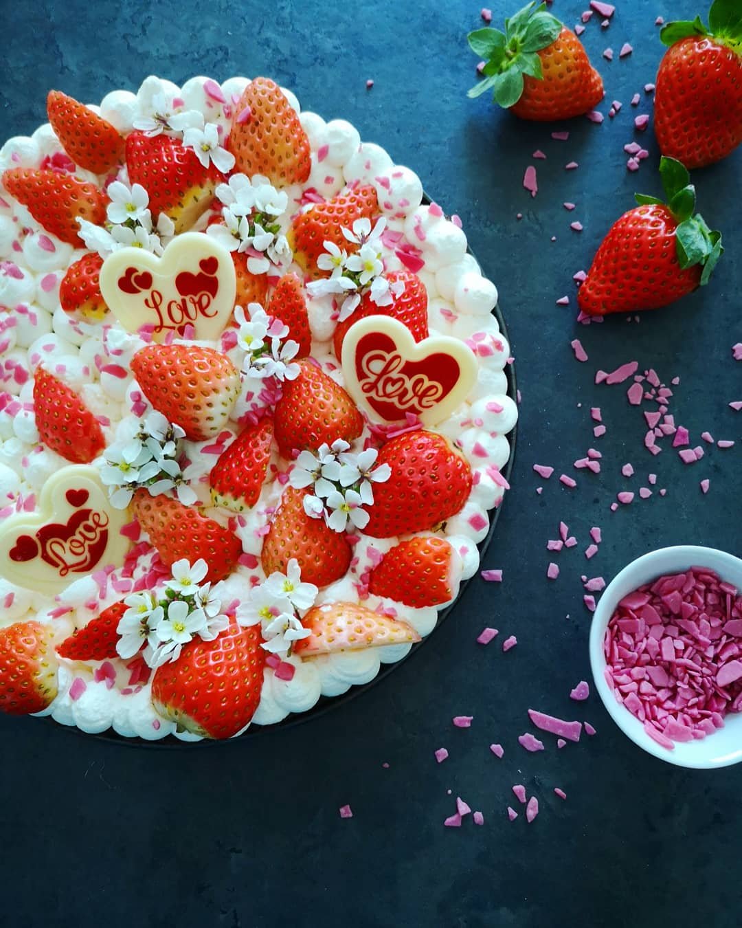 Cheesecake di San Valentino di una Cucina a Pois