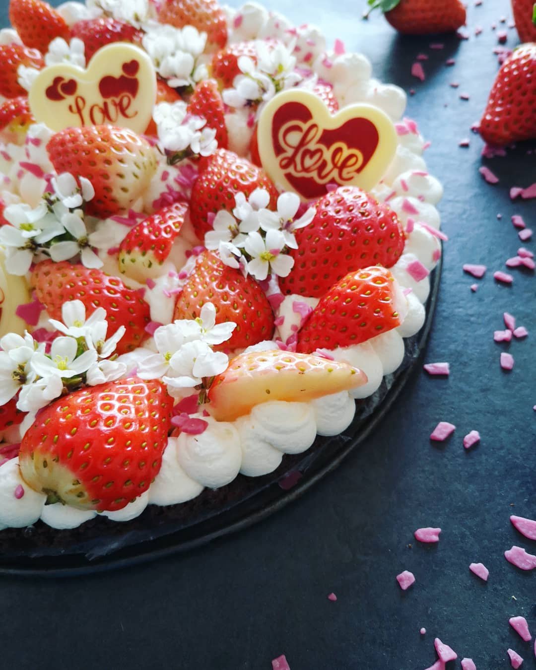 Cheesecake di San Valentino di una Cucina a Pois