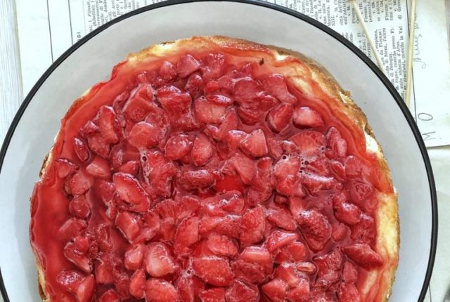 La ricetta della cheesecake alle fragole