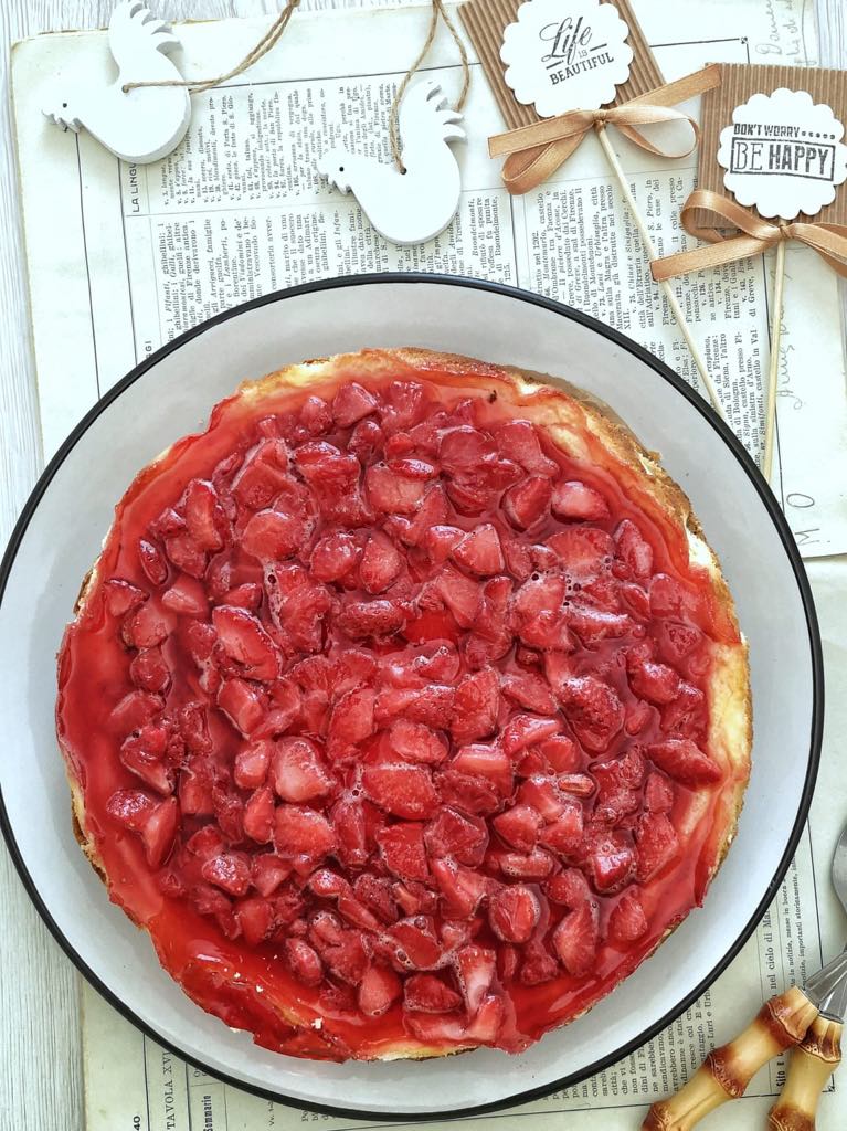 La ricetta della cheesecake alle fragole