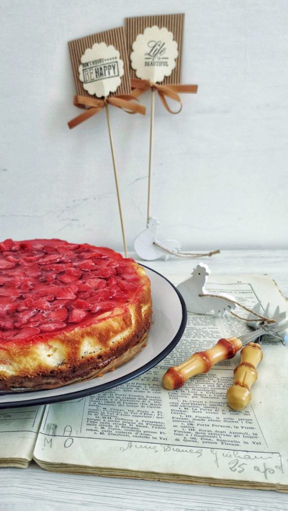 La ricetta della cheesecake alle fragole
